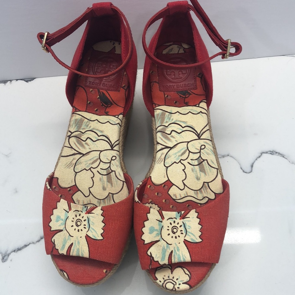 Tory Burch Open Toe Espadrilles - Picture 3 of 15